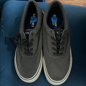 Sperry Men's Grey Canvas Sneakers